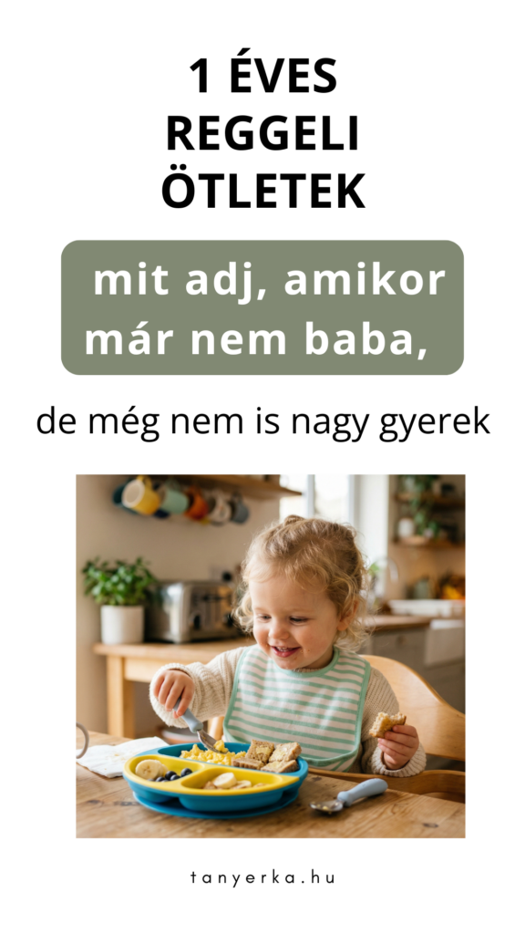 1 éves reggeli ötletek – mit adj, amikor már nem baba, de még nem is nagy gyerek