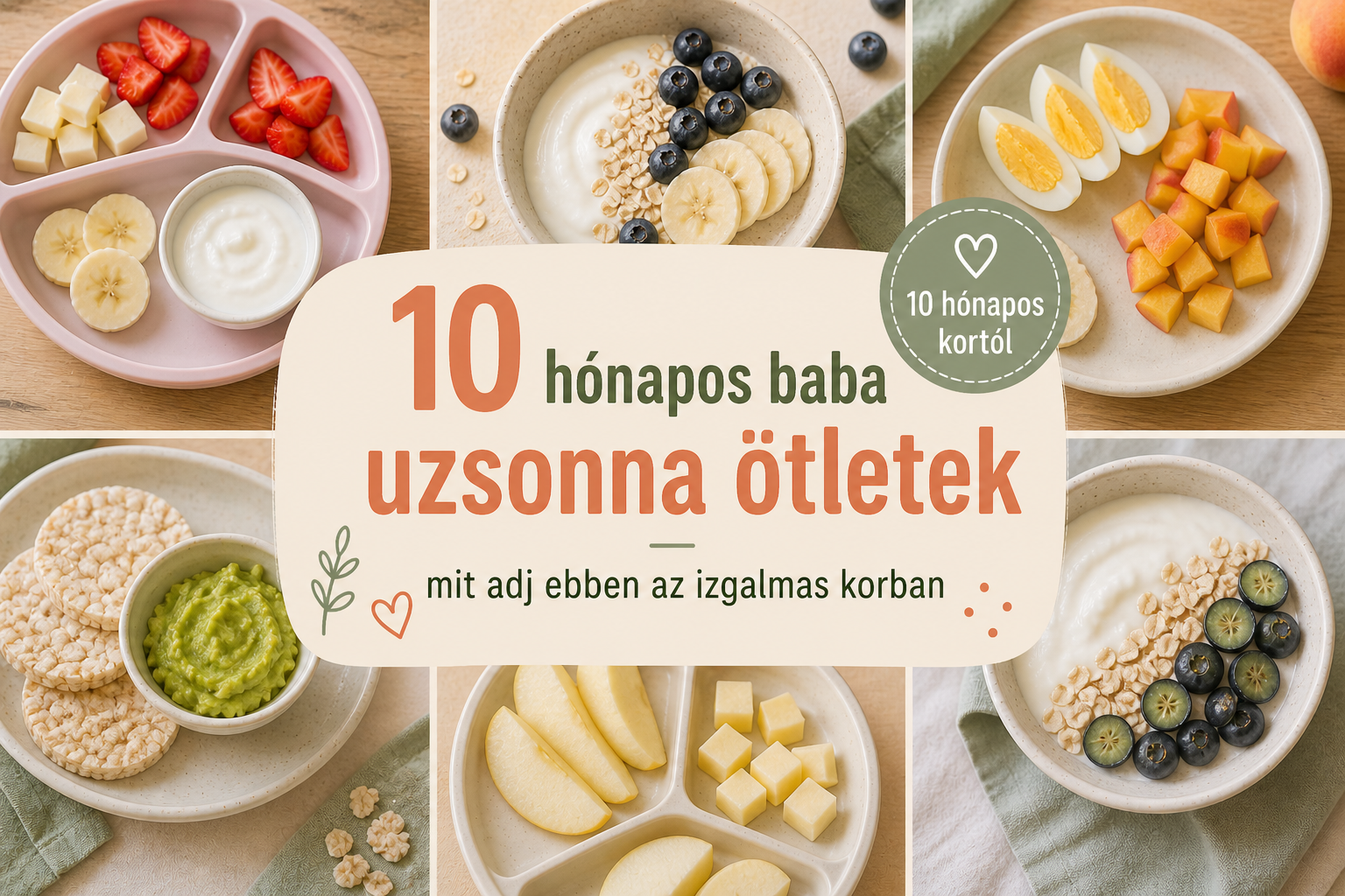 10 hónapos baba uzsonna – egyszerű és tápláló ötletek