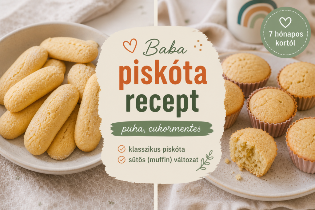 baba piskóta recept kétféle változat 7 hónapostól