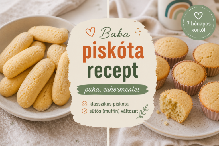 baba piskóta recept kétféle változat 7 hónapostól
