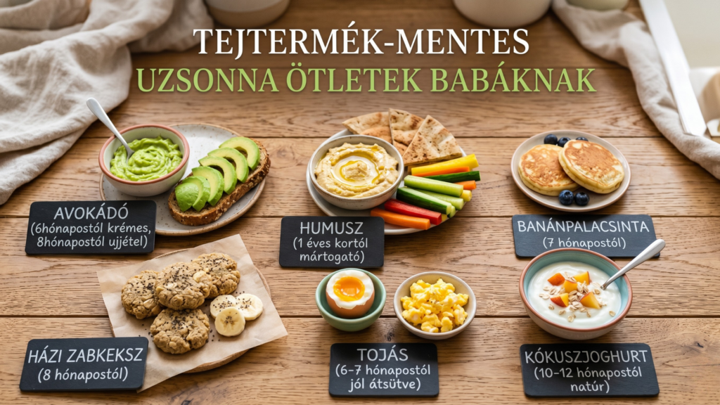 tejmentes uzsonna ötletek babáknak avokádóval, humusszal és tojással