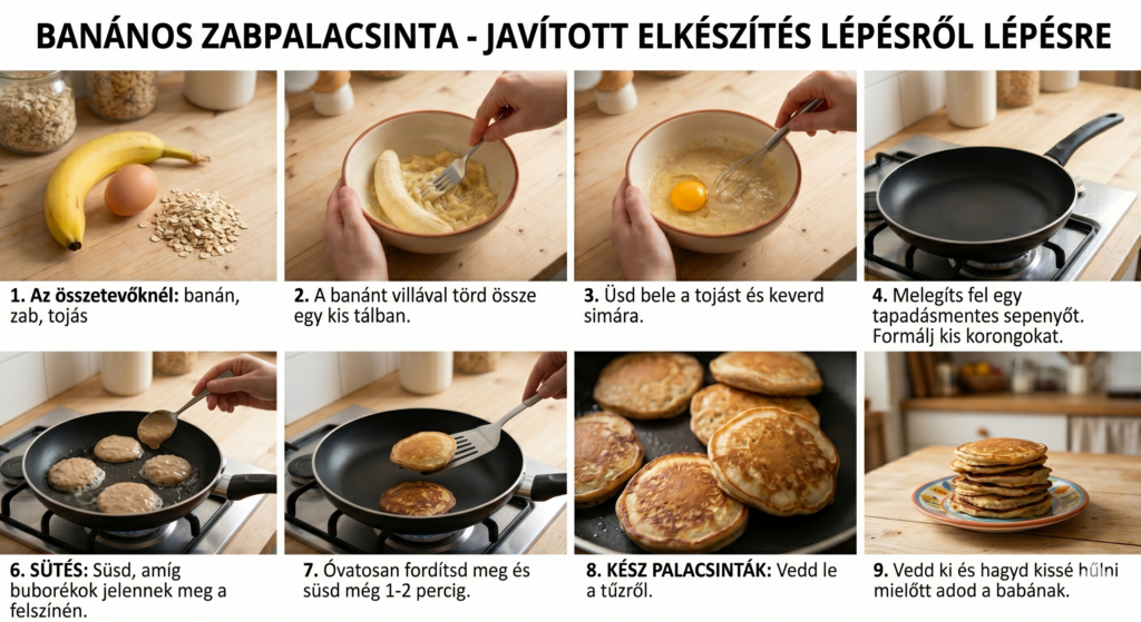 Zabpalacsinta babáknak elkészítése lépésről lépésre serpenyőben sütéssel