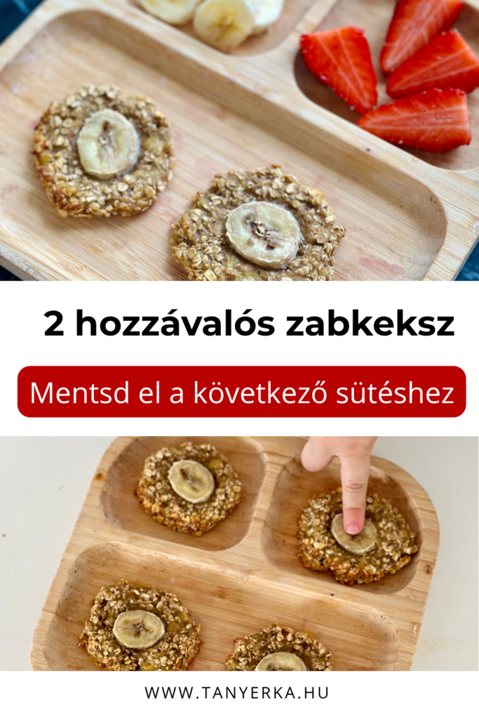 2 hozzávalós zabkeksz