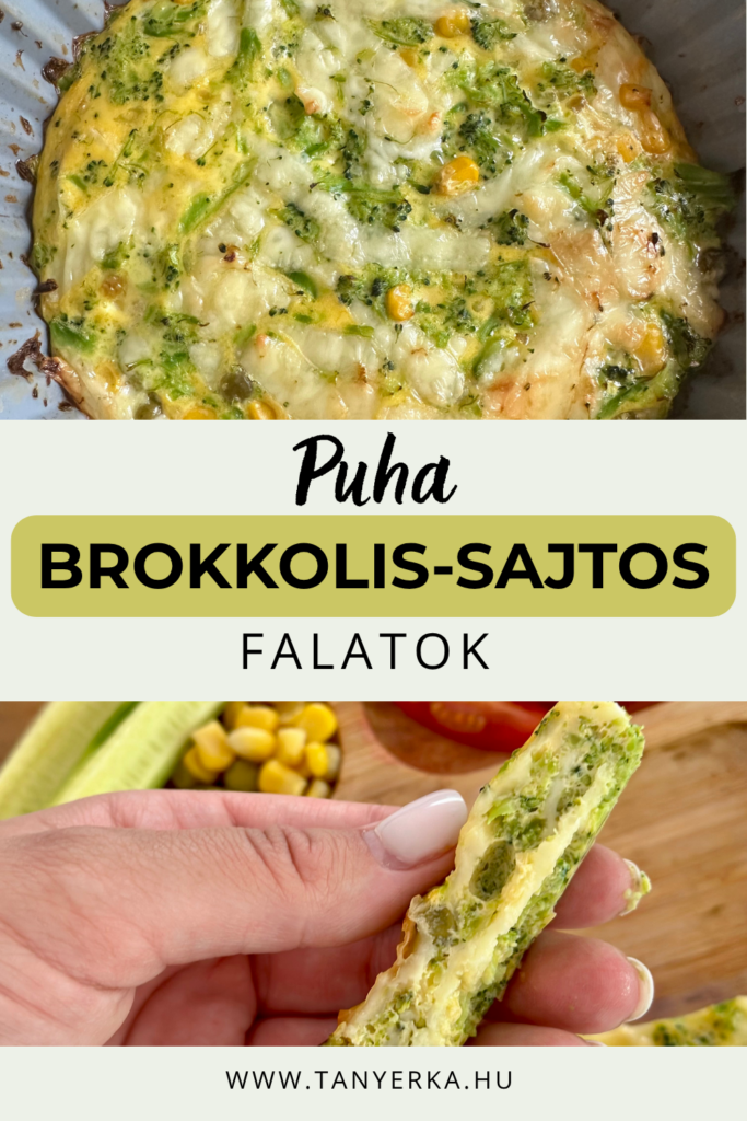 Brokkolis-sajtos falatok babáknak, puha és könnyen kézbe fogható zöldséges recept