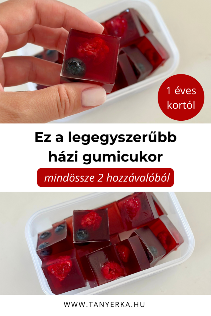 2 hozzávalós házi gumicukor recept gyerekeknek gyümölcsléből és zselatinból