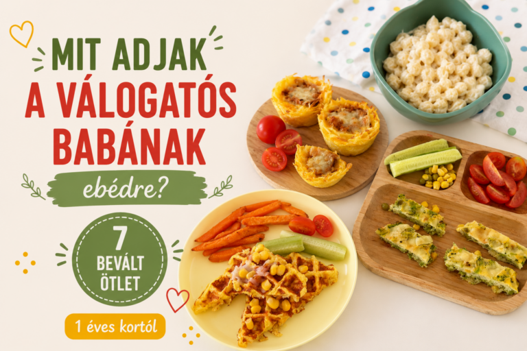 Egyszerű, kézbe adható és gyors ebédötletek válogatós kisgyerekeknek.