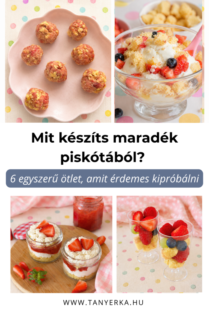 Ötletek maradék piskóta felhasználására – piskótagolyó, fagylaltkehely, pohárdesszert és süti nyalóka