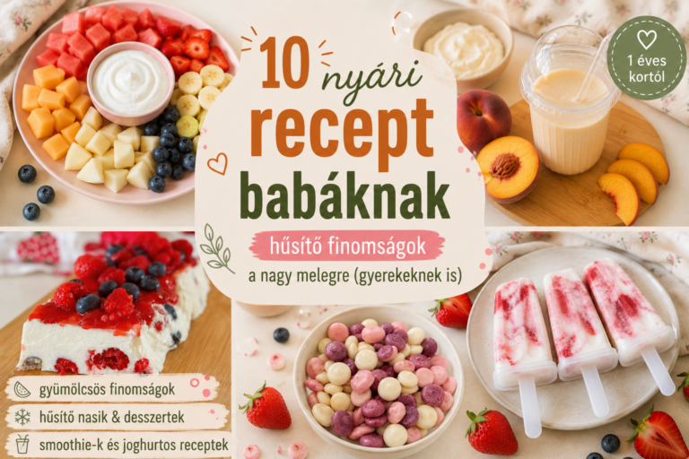 10 hűsítő nyári recept babáknak és gyerekeknek